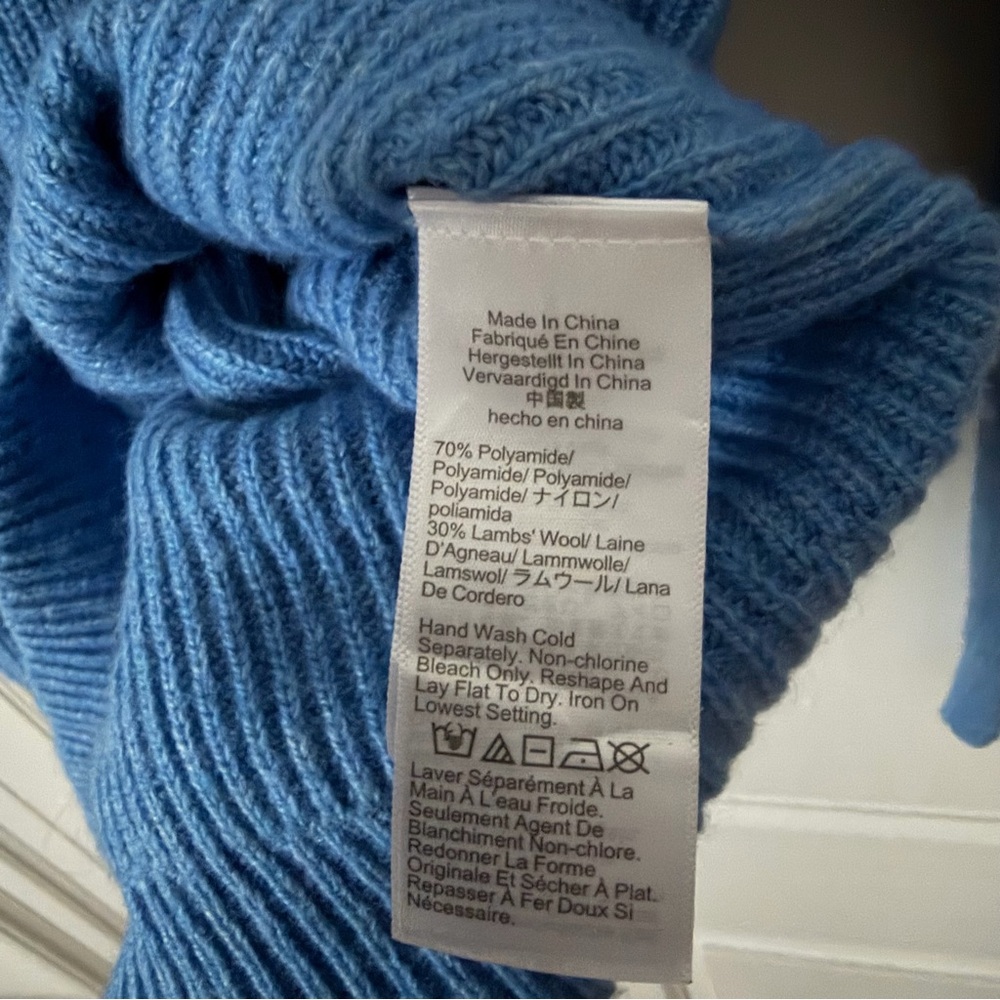 J. Crew Fair Isle Sweater in Blue and Cream - Picture 10 of 10